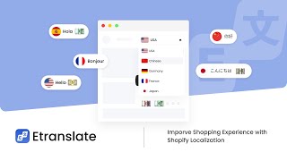 How to Add Multiple Languages and Display a Language Switcher in Your Store with Etranslate [upl. by Xonel]