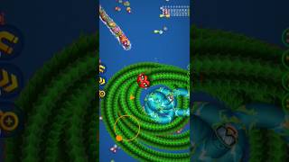 WORMSZONEIO  GIANT SLITHER SNAKE TOP 01  Epic Worms Zone Best Gameplay [upl. by Anoik737]