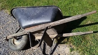 Part 1 Wheelbarrow Rebuild Project [upl. by Anse177]