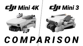 DJI Mini 4K Vs DJI Mini 3  Which is batter [upl. by Helbonna]