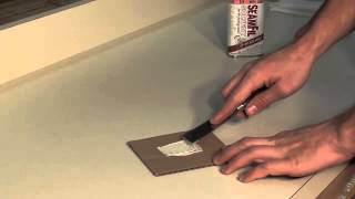 How to repair a deep scratch in your laminate countertop [upl. by Annala]