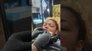 Snake Eyes Piercing skincare piercing nostrilpiercing piercingstudio bodypiercing nyc tattoo [upl. by Sabella]