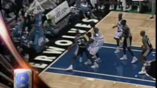 Kevin Garnett Top 10 Blocks as a Timberwolf [upl. by Tupler481]