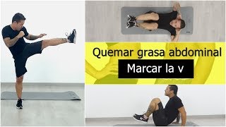 Marcar la v con ejercicios abdominales inferiores  cardio [upl. by Ahsrop]