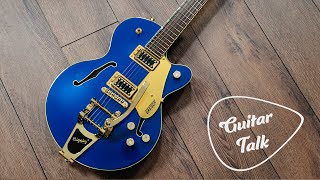 Guitar Talk  Gretsch Electromatic G5655TG Centre Block JR Review [upl. by Attennek]