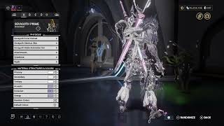 warframe SEVAGOTH PRIME 1st skin fashionframe with details [upl. by Joey]