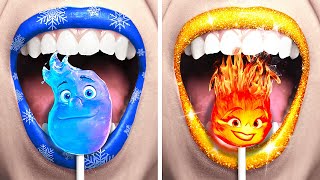 ❄️COLD VS HOT🔥 CHALLENGE COOL PARENTING HACKS AND FUNNY SITUATIONS BY 123 GO [upl. by Tien]