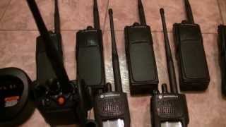 MOTOROLA XTS5000 VHF MODEL I EIGHT PACK AND XTS2500 VHF MODEL 15 THREE PACK  SWAT BODY SWITCH [upl. by Norahc]