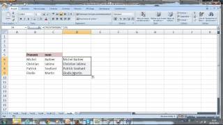 Fusionner des contenus de cellules fonction Concatener sur excel ou le quotampquot  Débutants [upl. by Karna]