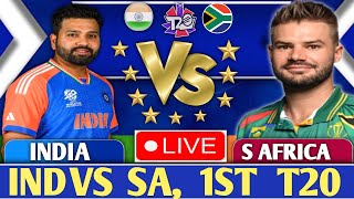 LiveIndia vs South Africa 1st T20 Live  IND vs SA 2024  Live Cricket Match Today  Cricket Live [upl. by Allesiram]