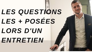 Les questions les plus posées à un entretien dembauche [upl. by Laurella]