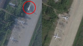 Ukrainian intelligence struck a Russian Tu22M3 bomber 1800 kilometers away from border [upl. by Valeda207]