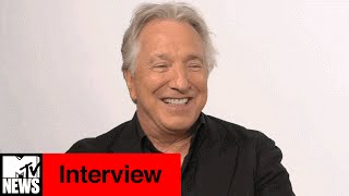 Alan Rickman Interview  MTV News [upl. by Ninnahc]