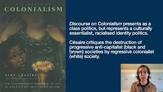 On Aimé Césaire’s Discourse on Colonialism [upl. by Fu]