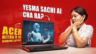 2024s Acer Nitro V 16 Is This The Best AIGaming Laptop in Nepal [upl. by Aitnyc888]