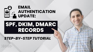 Email Authentication Update SPF DKIM DMARC records [upl. by Putscher]