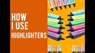 How To Use Highlighter or Stabilo in studying  Law School  Philippines [upl. by Milburn]