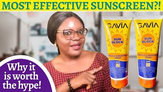 Review Of GAVIA SUNBLOCK amp WHITENING CREAM  No White Cast No more Sunburn  Simply Shuga [upl. by Dirk]