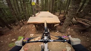 First Ride on my new Downhill Bike size Large in Whistler [upl. by Melissa]