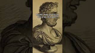 Decimus Junius Juvenalis Evil people cannot be truly happy stoicism stoicquotes quotes [upl. by Eddie]