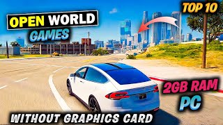 Top 5 Open World Games For Low End PC To Play In 2024 [upl. by Minny967]