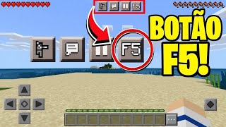 COMO ATIVAR O BOTÃO DE F5 NO MINECRAFT PE 121 [upl. by Aliek]