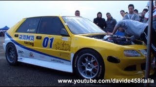 1000 HP Lancia Delta RR1 by Rama Racing LAUNCH  start up  drag race [upl. by Anilef]