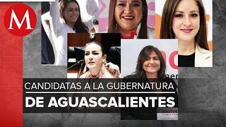 Contadoras y abogadas ellas competirán por la gubernatura de Aguascalientes [upl. by Hanala]