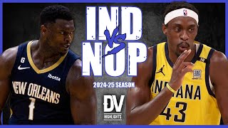 Indiana Pacers vs New Orleans Pelicans Full Game Highlights  Nov 01 2024  Regular Season [upl. by Elletnuahs]