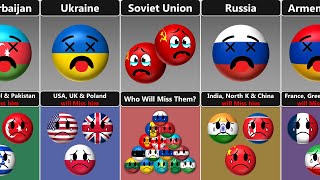 Who Will Miss Them If All Countries Divided From Soviet Union Died Countryballs [upl. by Yrhcaz]