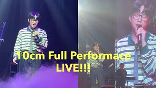 10cm LIVE guest at TJ Monterde concert Sariling Mundo Day 1  FULL PERFORMANCE [upl. by Cort]