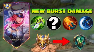 NEW SEASON 32 NEW FREYA DAMAGE HACK  MUST TRY  FREYA BEST BUILD 2024  MLBB [upl. by Kwarteng]