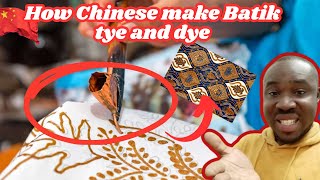 Chinese Batik Tie and Dye Tutorial  Black Boys Unique Creative Experience [upl. by Epner303]