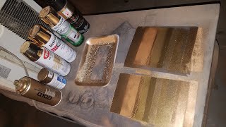 Gold Paint Tests Part 1  Prepwork Ho [upl. by Ecirtal]