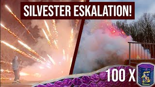 100 BATTERIEN auf SCHLAG Familiäre Silvester Action  SILVESTER VLOG [upl. by Granville]