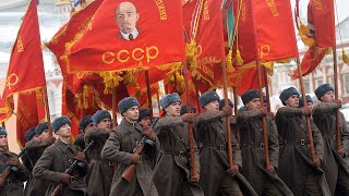 Return of the SovietUnion  Soviet march 2021 Victory Parade [upl. by Adnauqal]