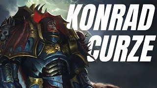 Konrad Curzes FINAL CONVERSATION with the Emperor  Warhammer 40K Lore [upl. by Rednael]