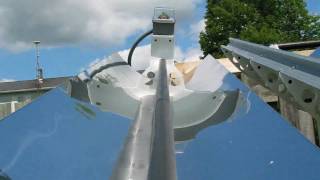 DIY Tracking Parabolic Solar Concentrating Trough [upl. by Esbenshade]