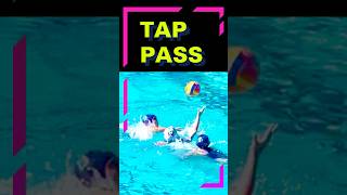 Water Polo Tap Pass  Natalie Arata  waterpolo sports goals [upl. by Iur673]