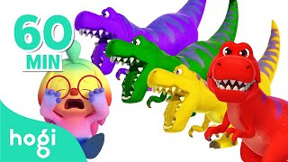 Colorful Surprise Eggs｜Dinosaur Eggs  More｜Learn Colors and Nursery Rhymes for Kids｜Hogi Colors [upl. by Finkelstein]