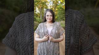 What color will you choose for this crochet pattern  cardigan shrug wrap plussizefashion [upl. by Enined529]