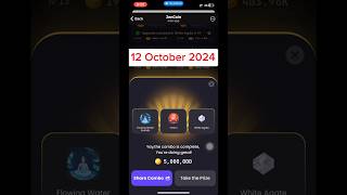 Zen coin daily combo 12 October Zen coin today combo cards 12 October  Zen coin airdrop [upl. by Haizek429]