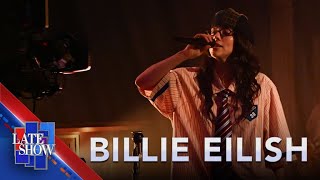 “Lunch”  Billie Eilish LIVE on The Late Show [upl. by Abisia]