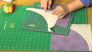 Sew Easy How to Use the 9quot Curved Seam Template [upl. by Ynnattirb663]