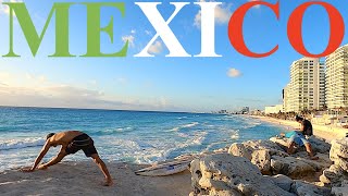 November 30 2020 Cancun Beach Walk  Sunrise Walk  🇲🇽MEXICO [upl. by Etteraj]