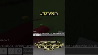 How to use the execute command in Minecraft Bedrock minecraft bedrock command fyp [upl. by Shenan]