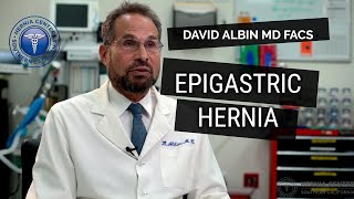 Epigastric Hernia Causes Symptoms Diagnosis Treatment Explained by David Albin MD FACS [upl. by Noiram564]