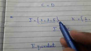 Equal and not equal sets  Equivalent sets  Hindi Urdu [upl. by Archaimbaud]