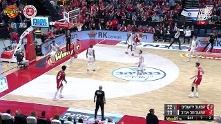 Hapoel Bank Yahav Jerusalem Dunks in Hapoel Bank Yahav Jerusalem vs Hapoel Shlomo Tel Aviv [upl. by Pansie]