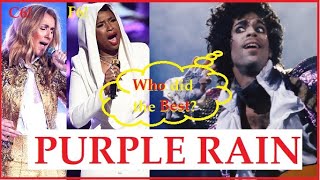 Famous Singers  WHO SANG PURPLE RAIN THE BEST [upl. by Wesley148]